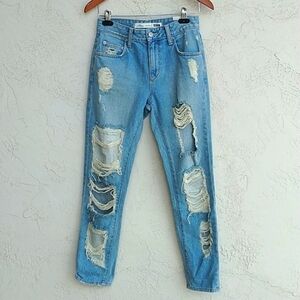 LOVERS + FRIENDS Jeremy Boyfriend Jeans in Bellevue Wash Size 23